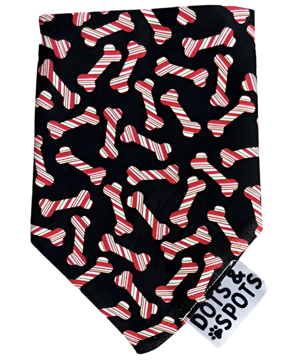 Candy Cane Bones Bandana